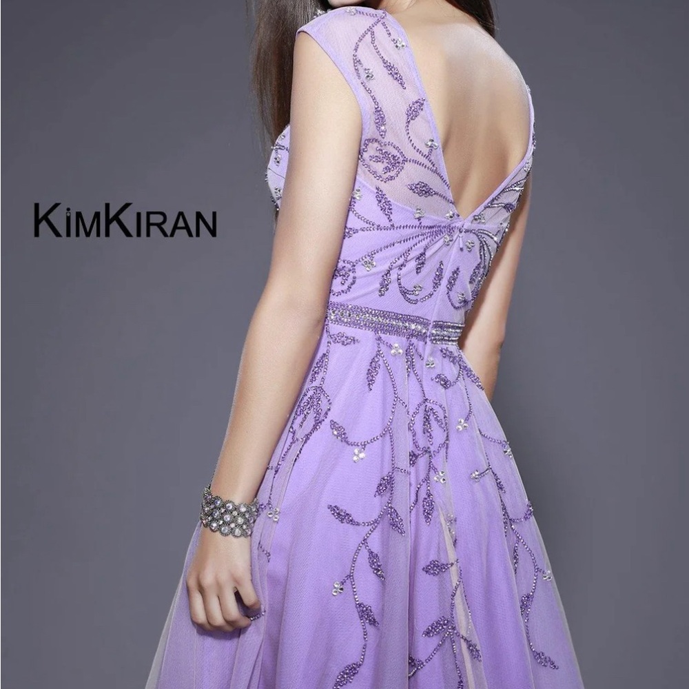 purple sequin dress